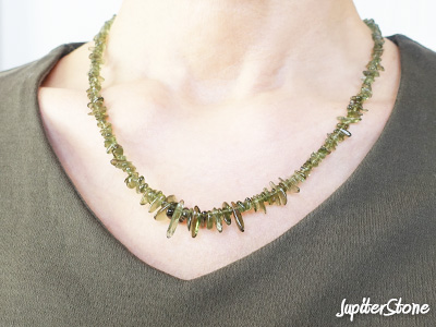 Moldavite-necklace